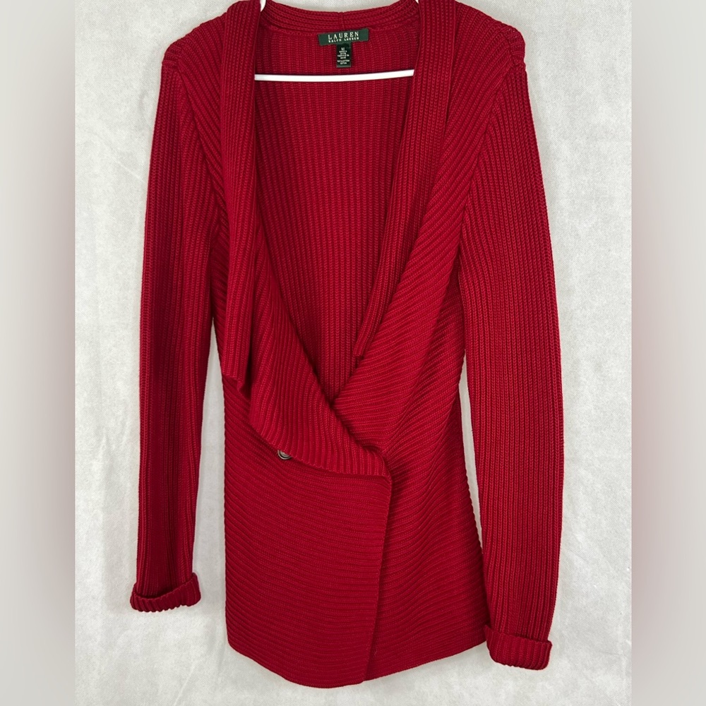 Lauren Ralph Lauren red sweater medium